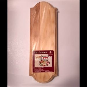 NWT Plain Wooden Sign 12''x4''x3.75''